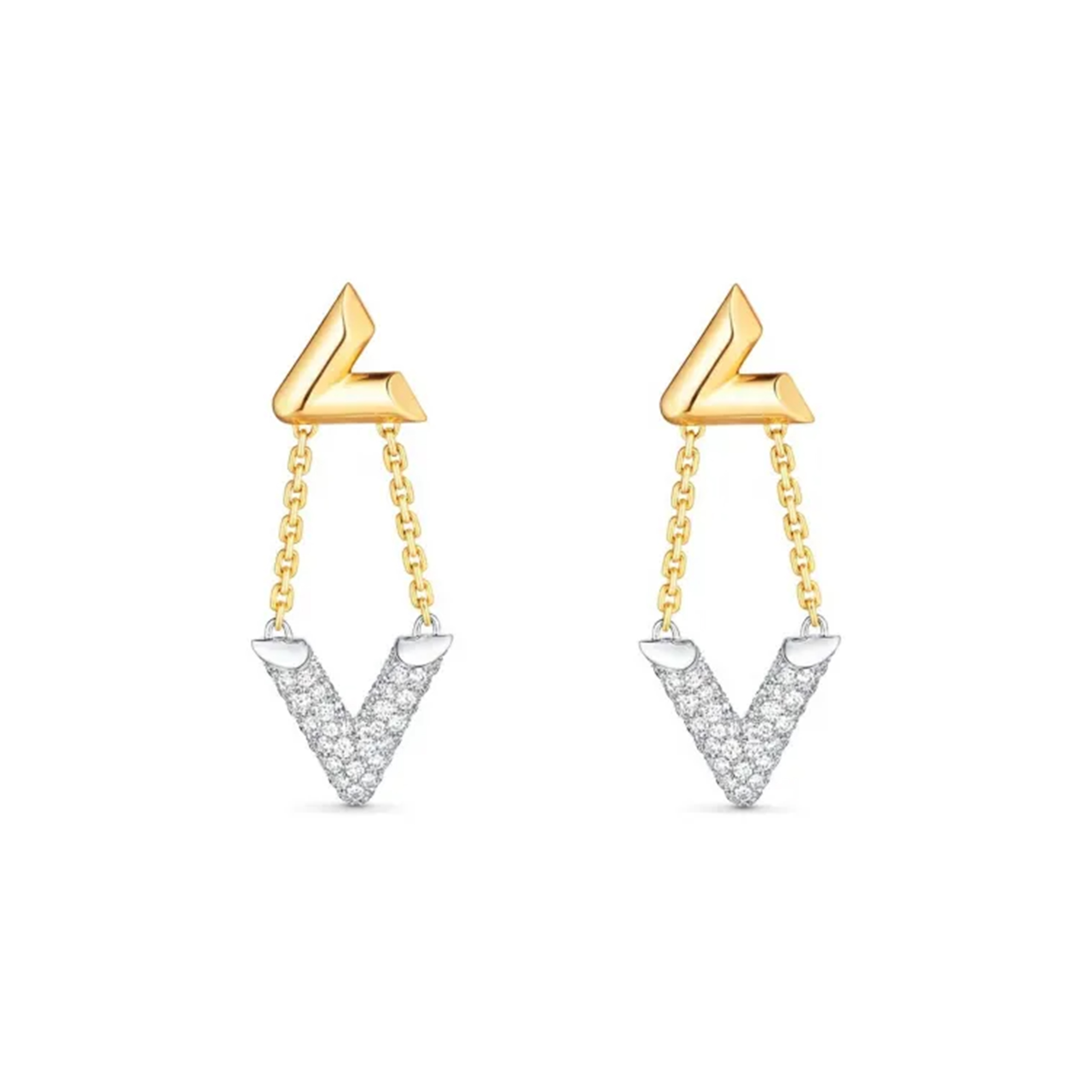 LOUIS VUITTON LV VOLT 18K EARRINGS Q96973